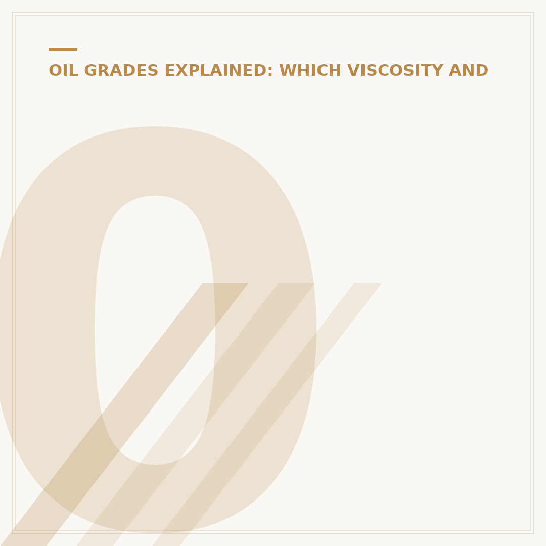 0w20 vs 5w30 Engine Oil: What's the Difference?