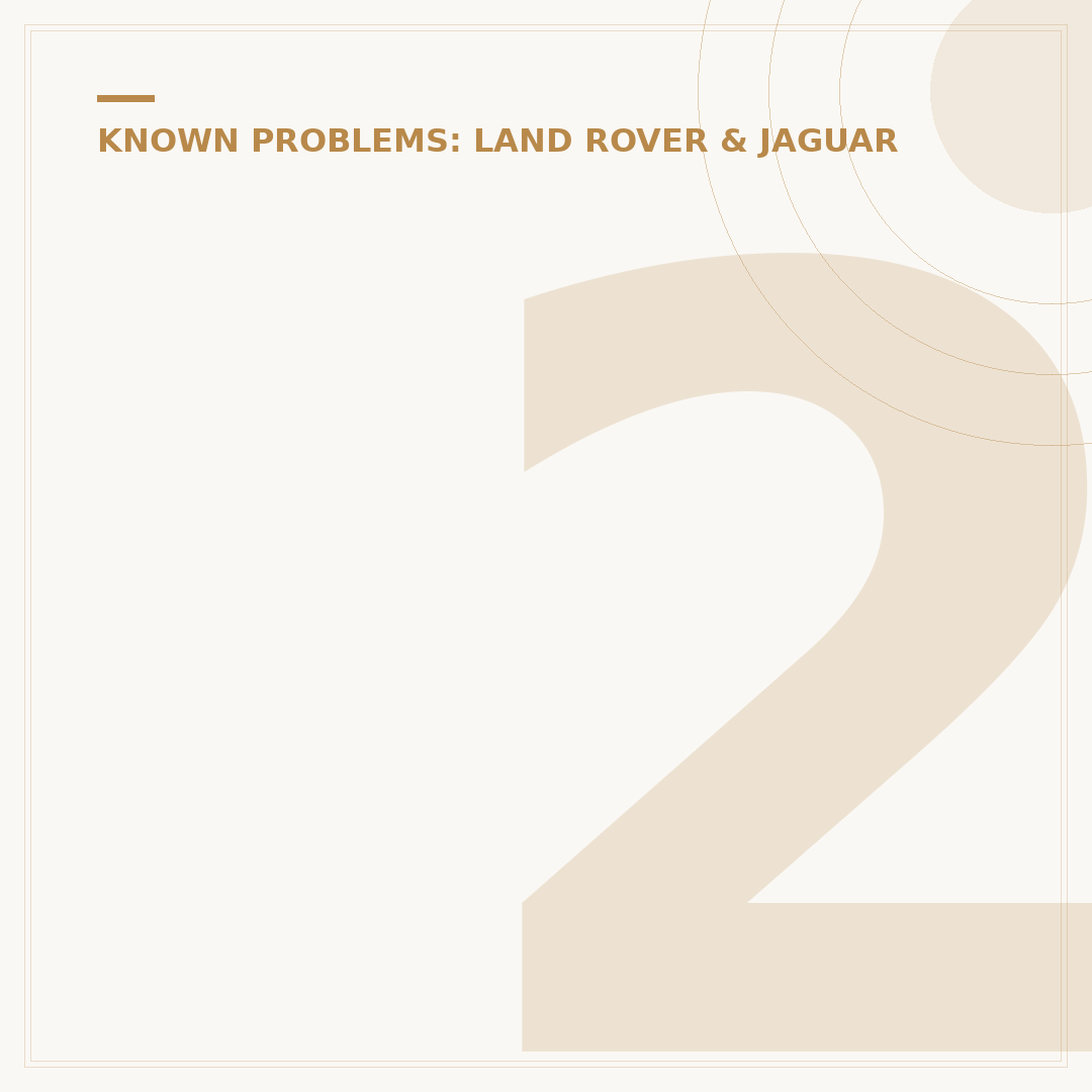 2.0 Ingenium Engine Problems: Common Faults & Solutions
