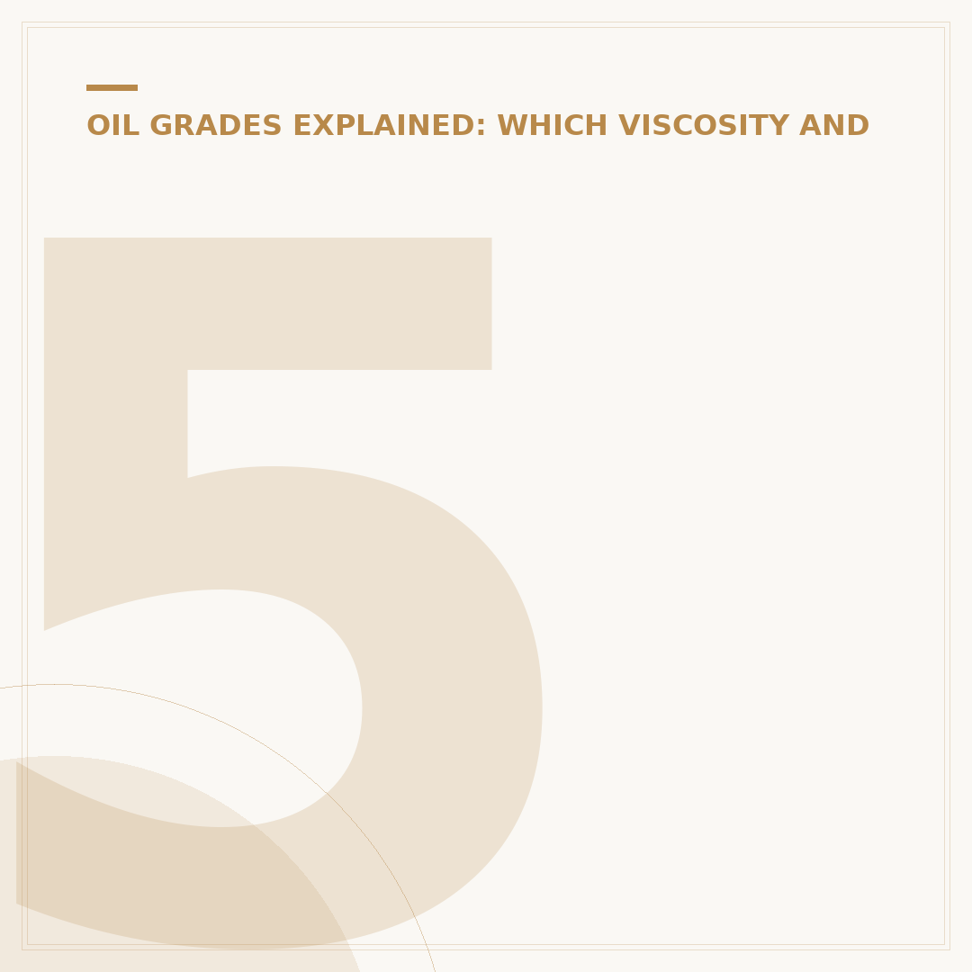 5W30 Diesel Oil: What It Is and Why Your Engine Needs It