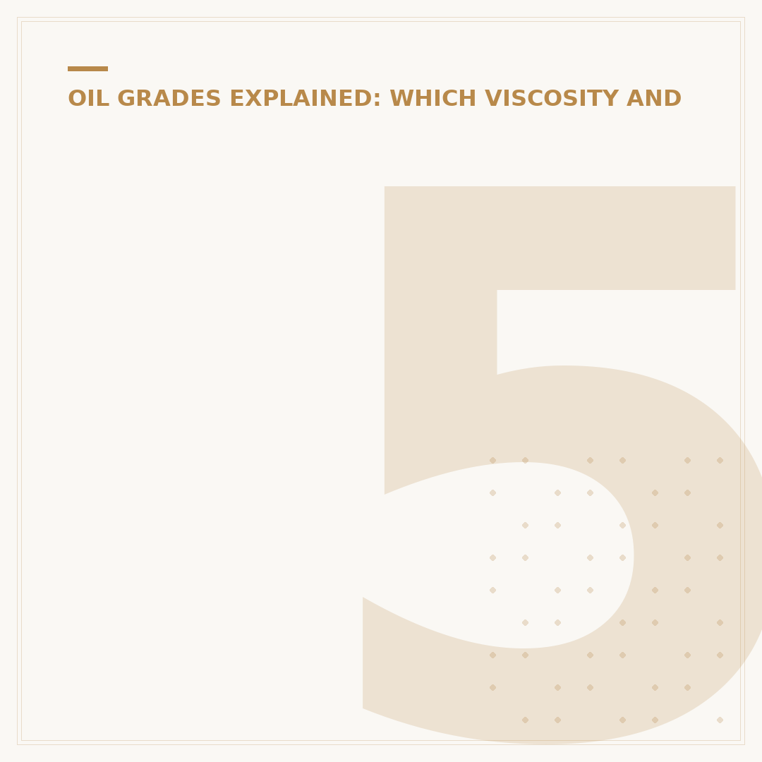 5W40 Fully Synthetic Motor Oil: What It Is