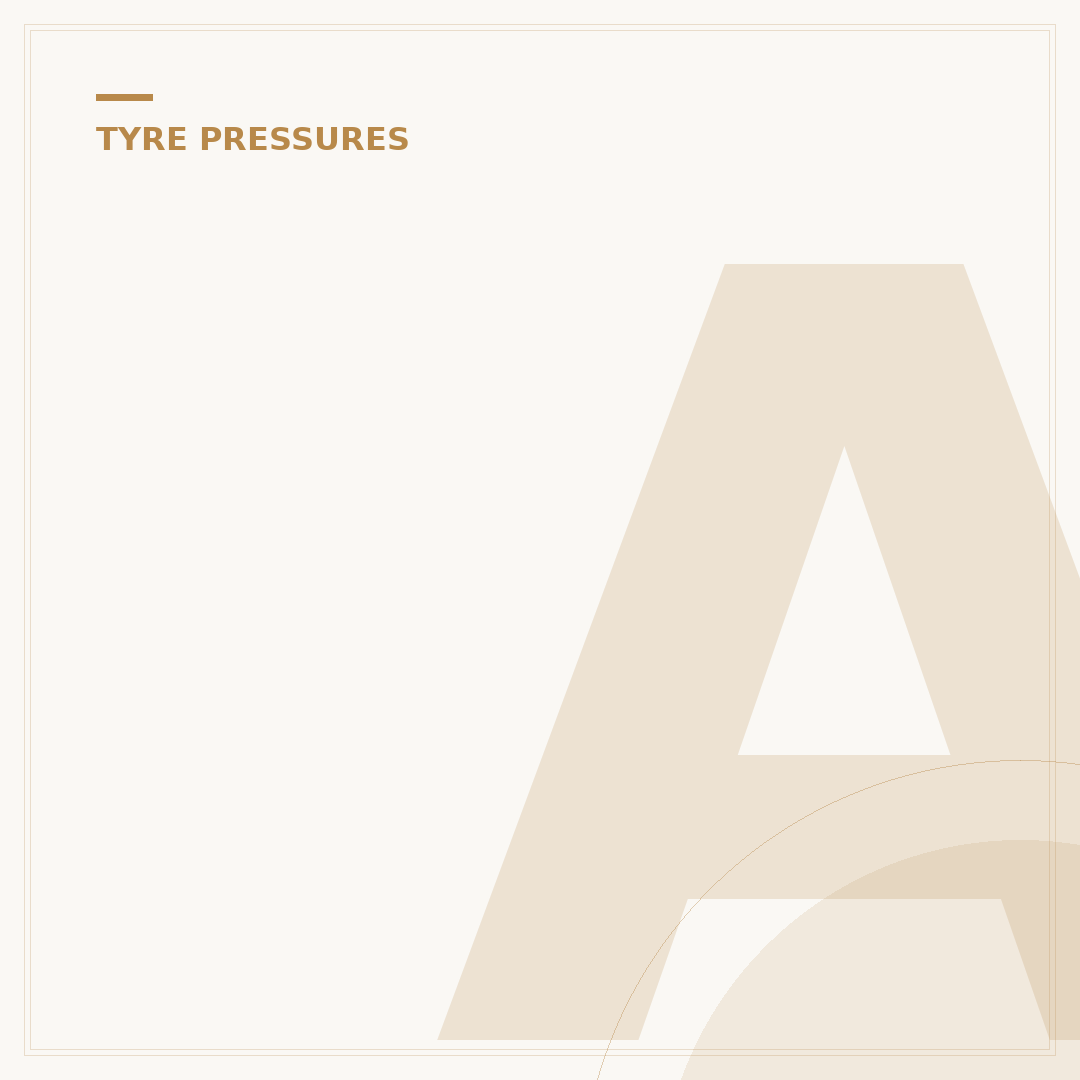 Air Tyre Pressure: Know Your Vehicle's Needs