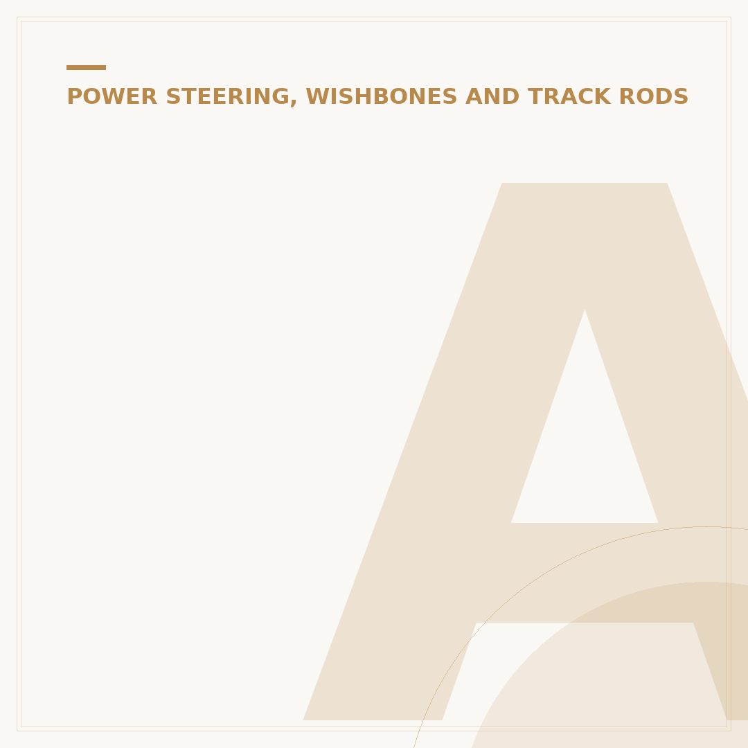 Audi A4 Steering Rack: Function, Faults, and Fixes