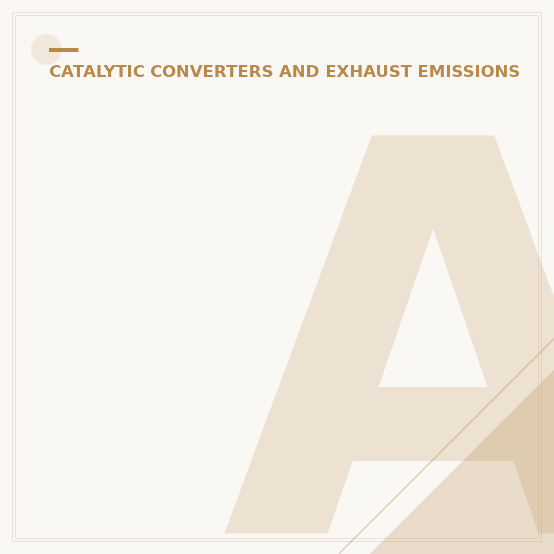 Automobile Catalytic Converter: What It Is & How It Works