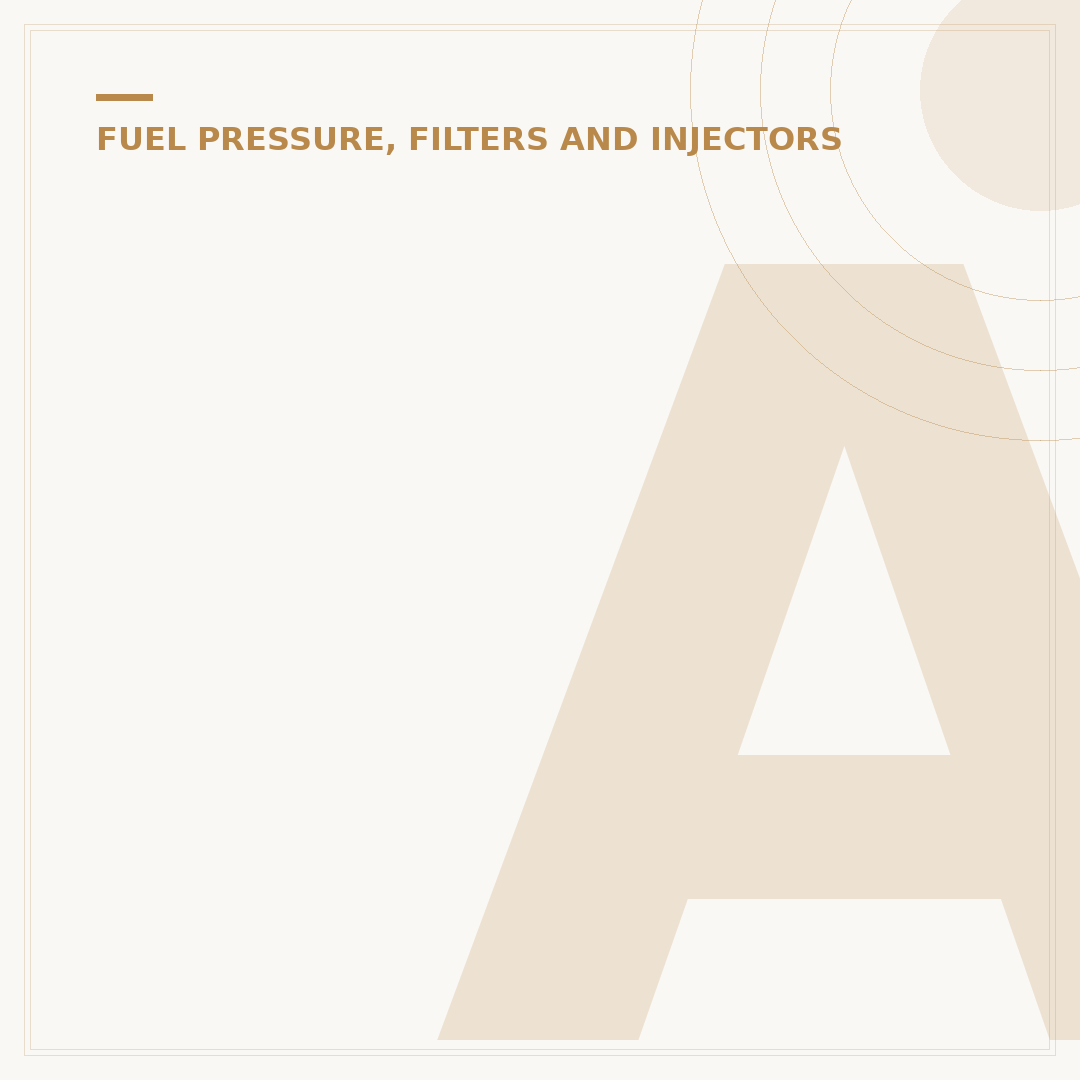 Automobile Fuel Filters: When to Replace and Why