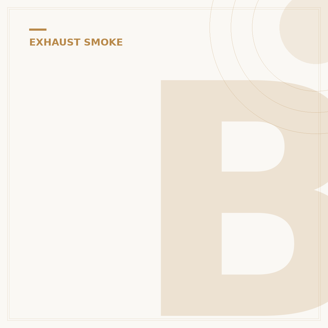 Blue Smoke from Diesel Exhaust: Causes and Solutions
