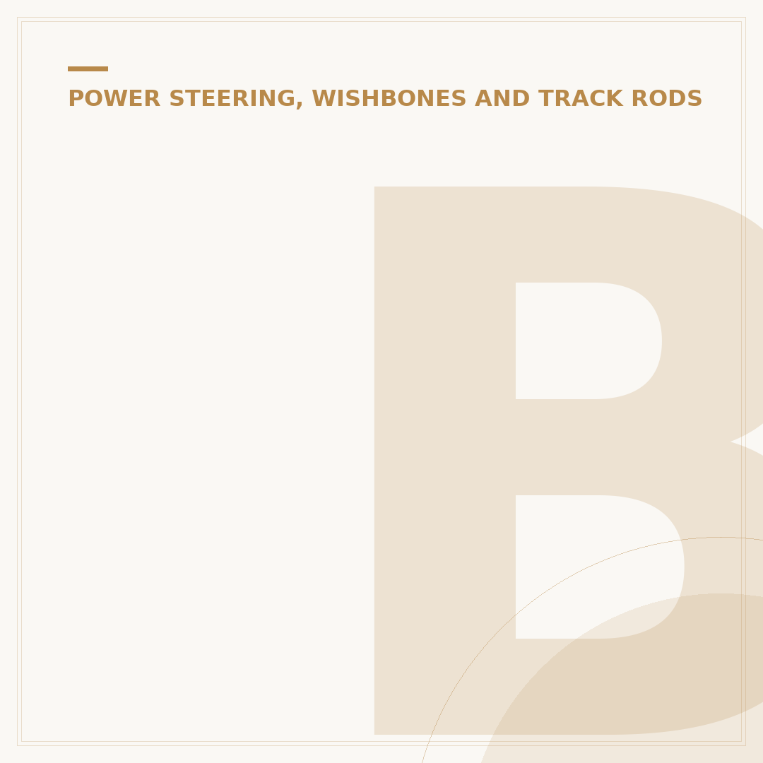 BMW Steering Rack: Function, Common Issues & When to Replace