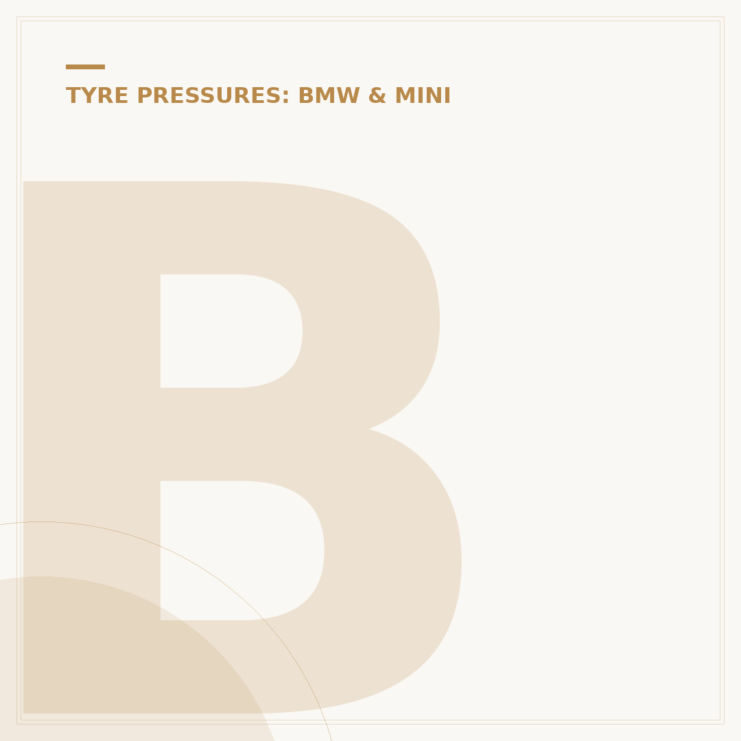 BMW X3 Tyre Pressure: Find Your Car's Correct PSI