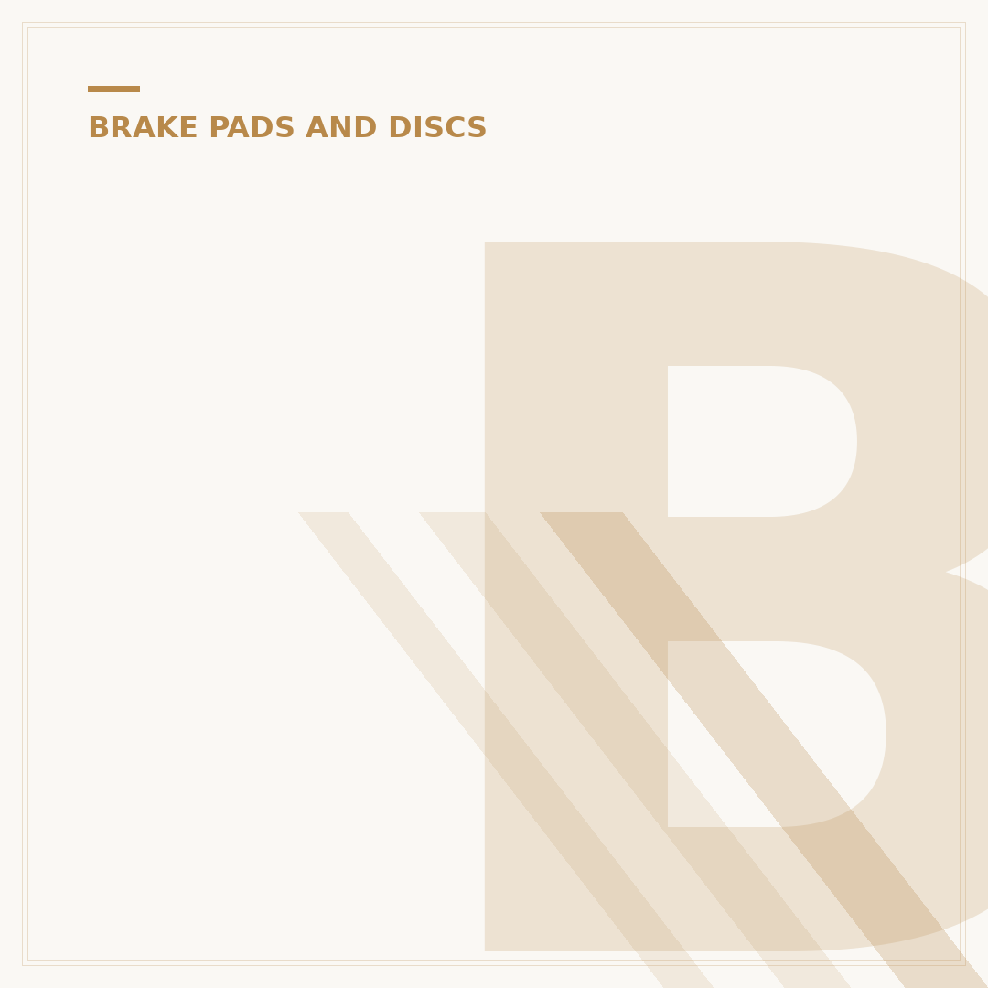 Brake Pads and Discs Replacement