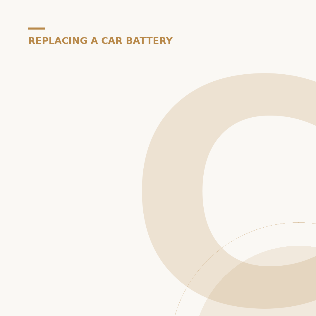 Car Battery Removal
