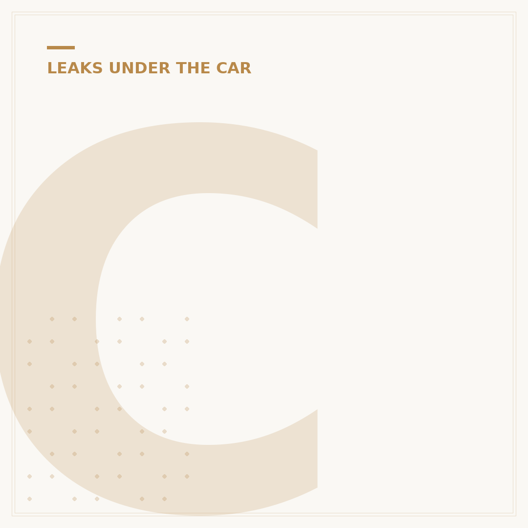 Car Leaking Water Underneath: Causes and Solutions