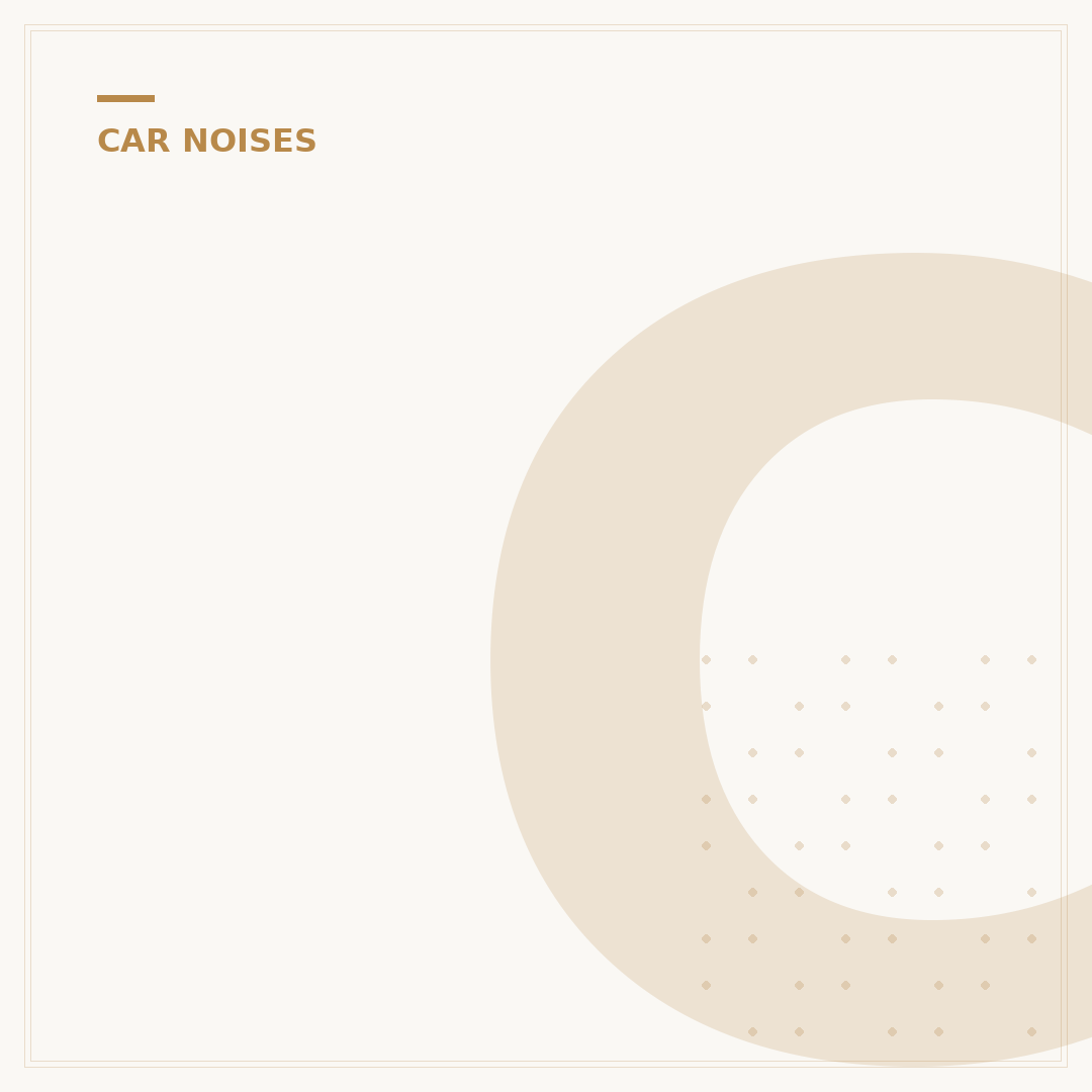 Car Making Screeching Noise When Driving: Causes & Checks
