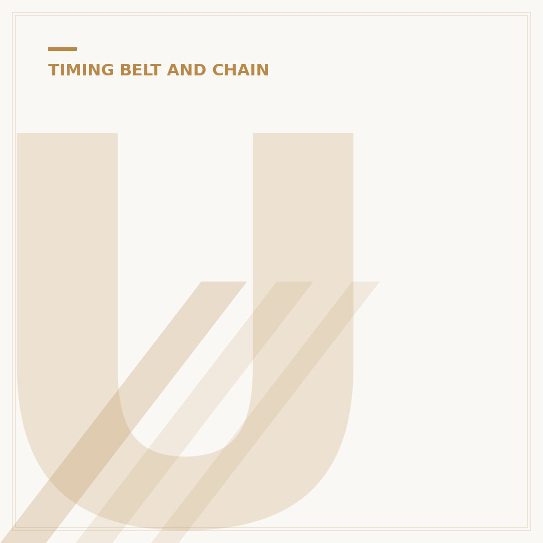 Understanding Your Car's Chain Timing Belt