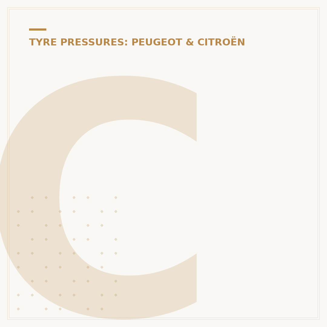 Citroen C5 Aircross Tyre Pressure: Finding Yours