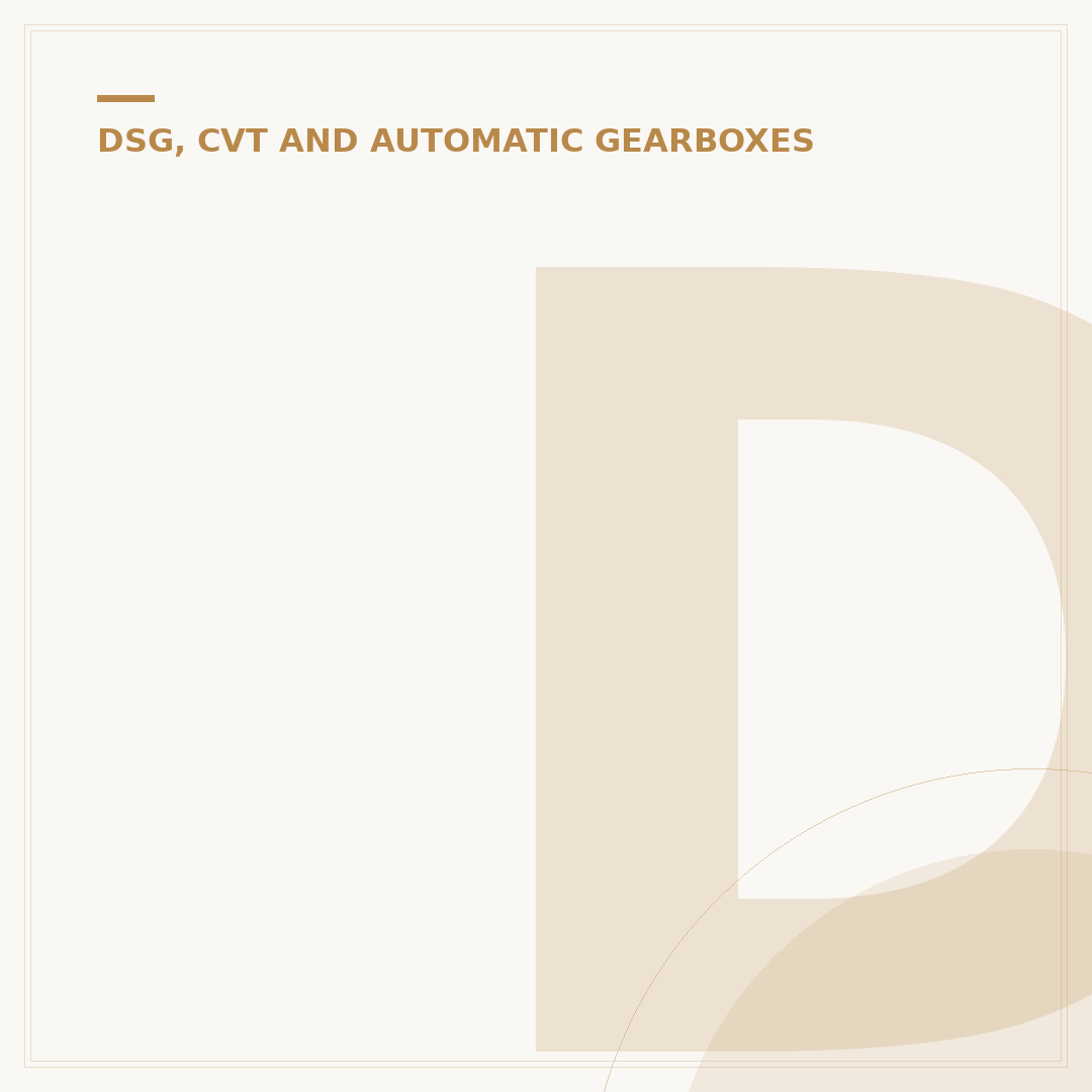 DSG Transmission Service Kit: What's Included?