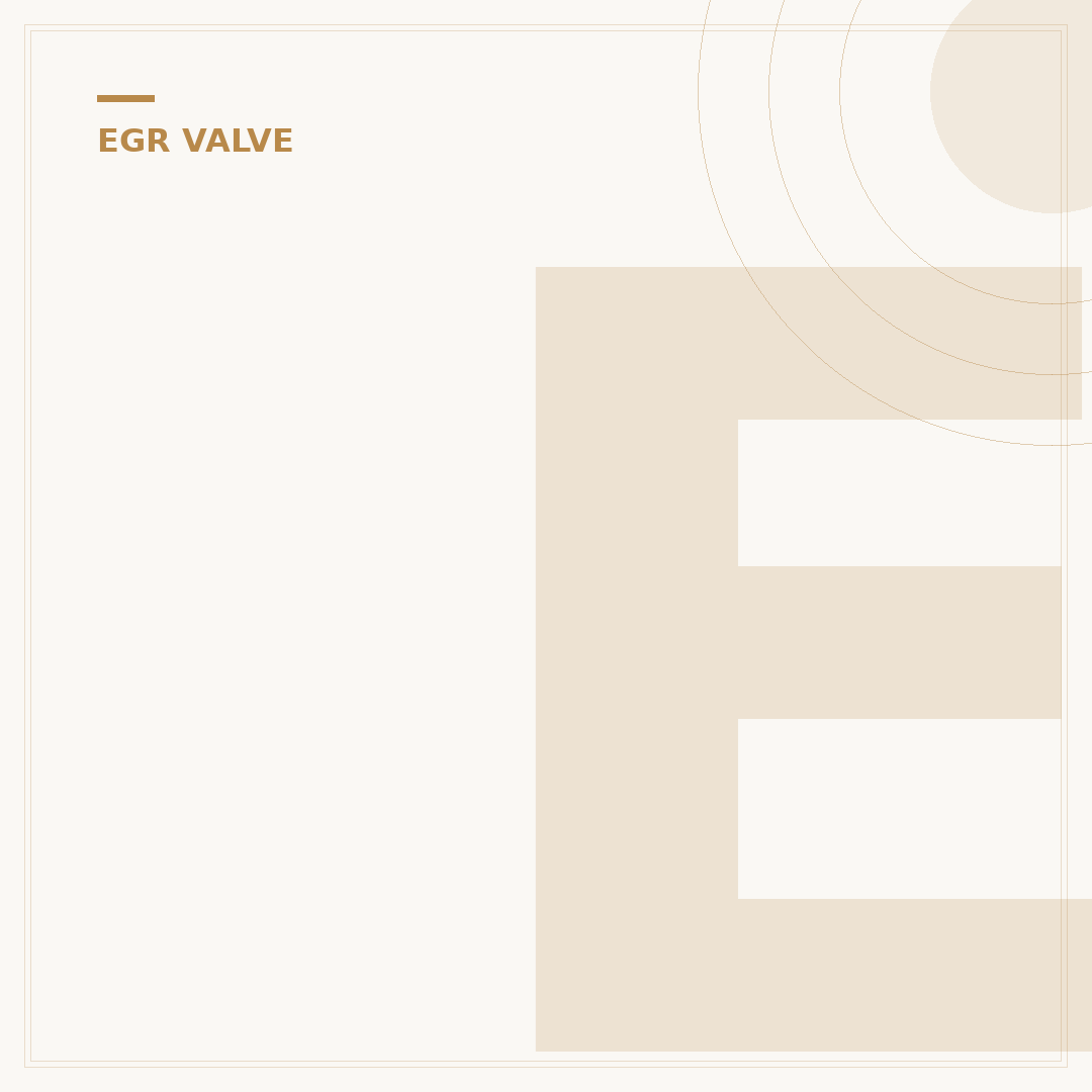 EGR Valve Symptoms: What to Look For
