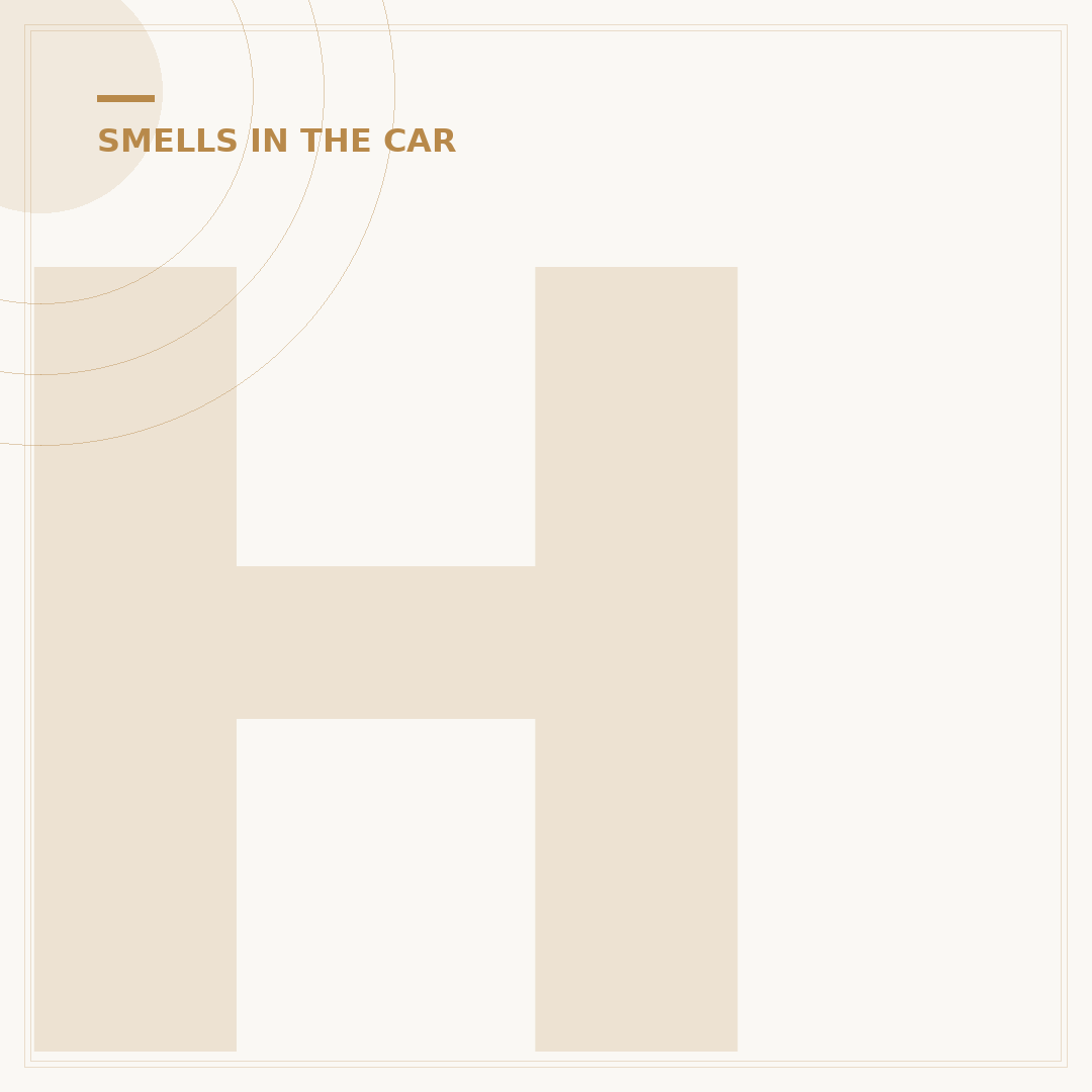 How to Eliminate Smoke Smell From Car Interior