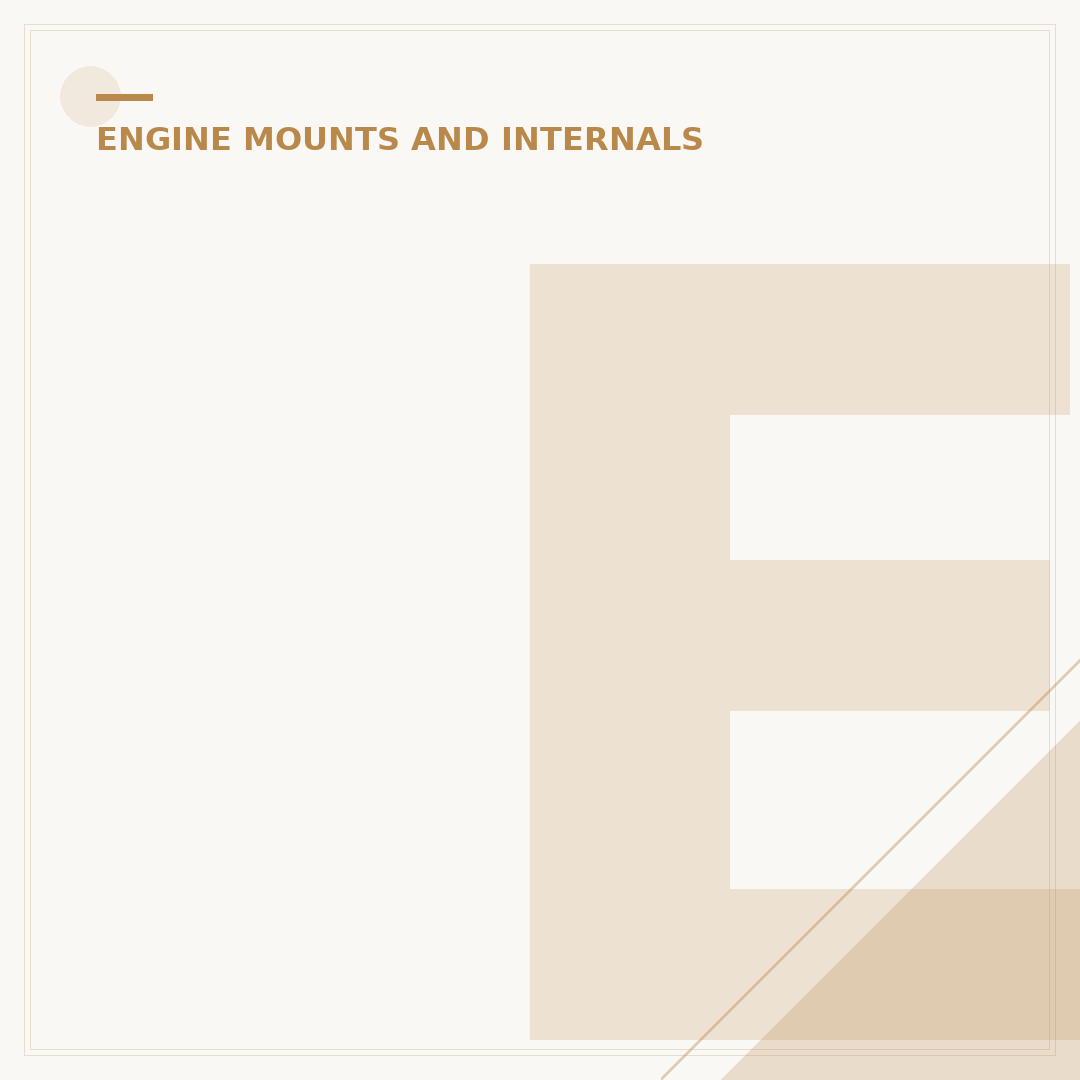 Engine Mounts Explained: What They Do and When to Replace