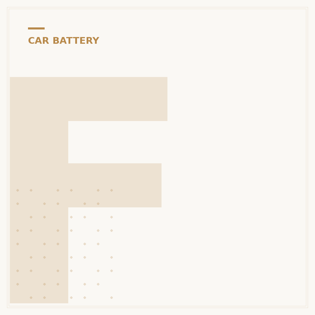 Fiat 500 Car Battery