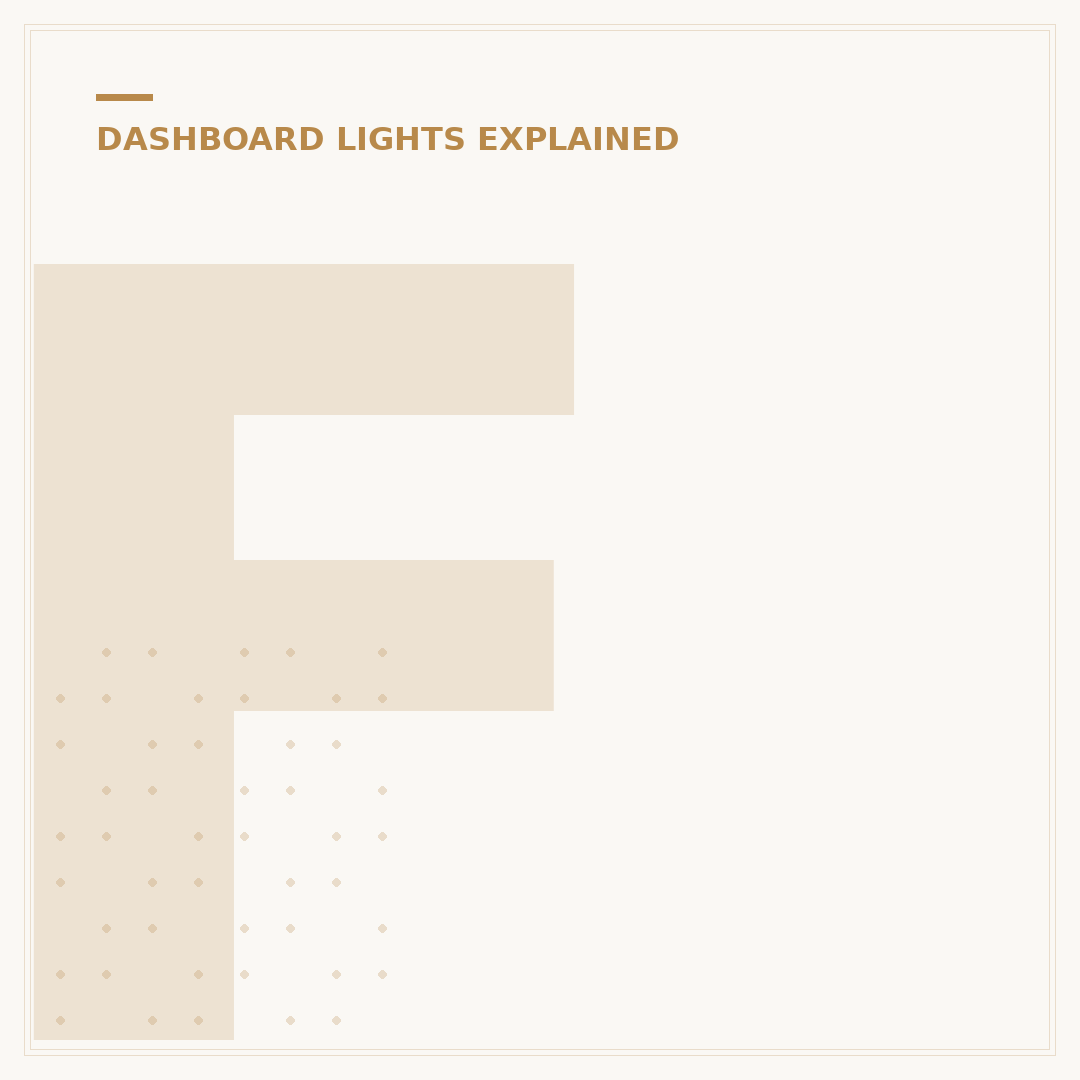 Fiat 500 Dashboard Warning Lights: Meanings & Actions