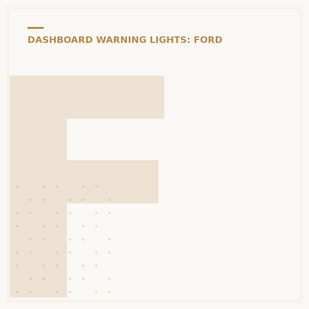 Ford Focus Dashboard Lights: Understanding What They Mean