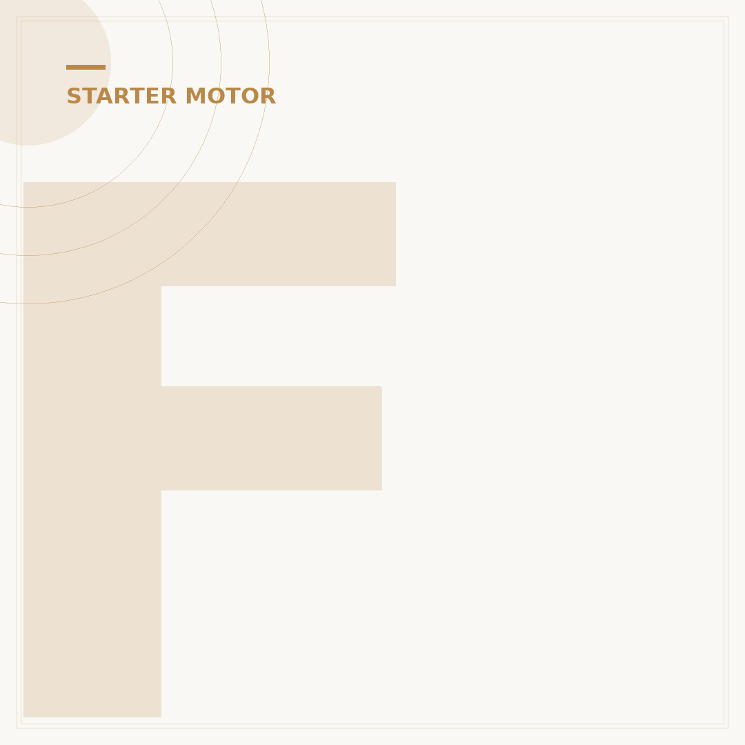 Ford Focus Starter Motor: What It Is & How It Works