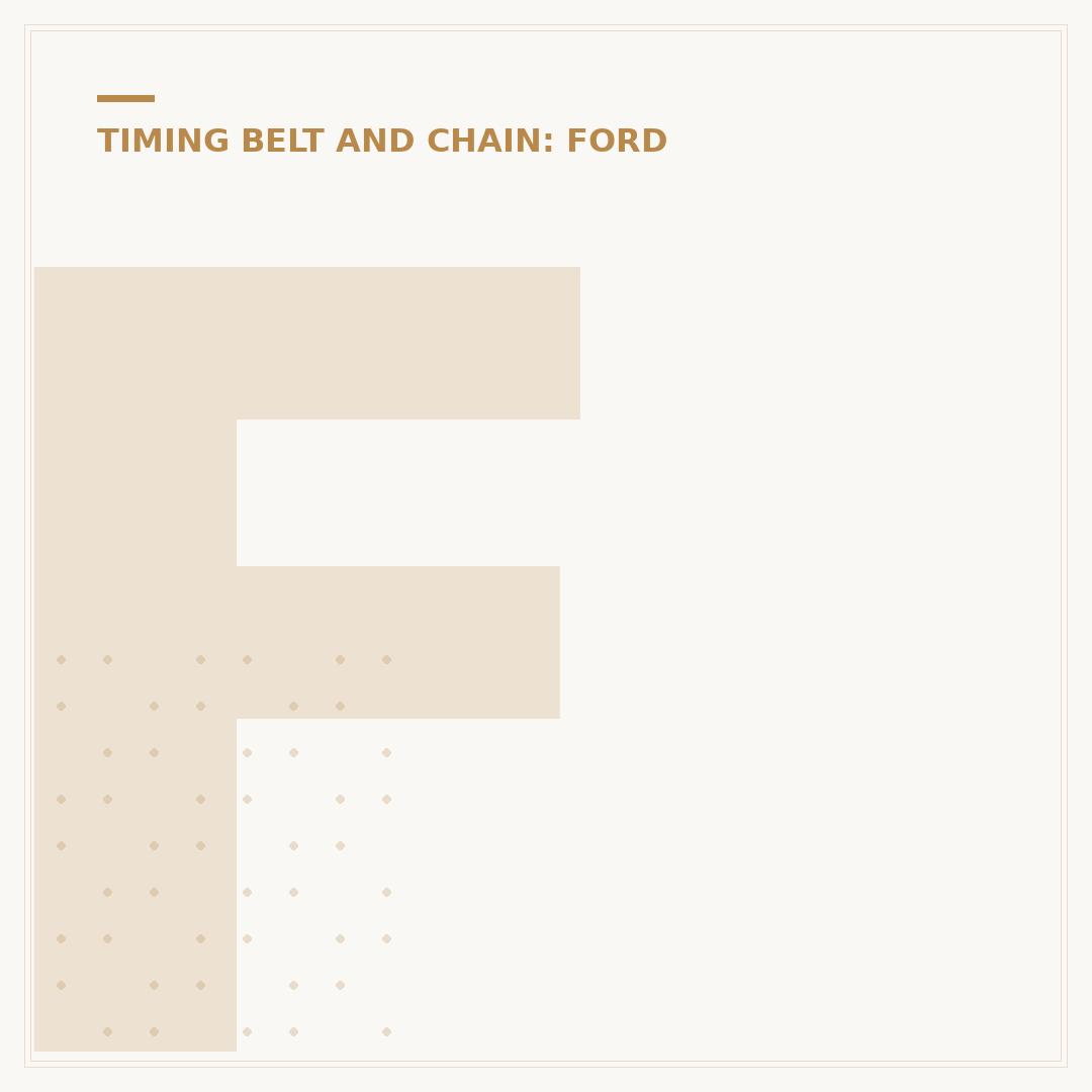 Ford Focus Timing Belt: When to Replace It