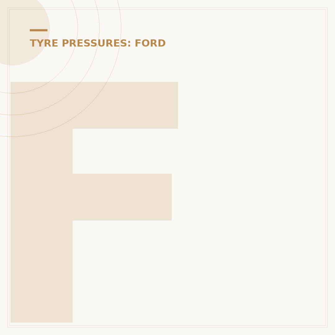 Ford Mondeo Tyre Pressure: Correct Levels Explained