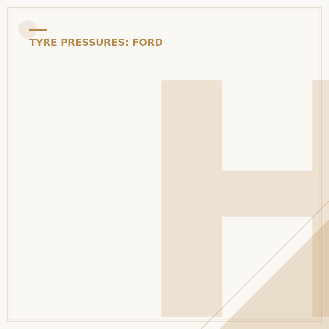 How to Reset Ford Puma Tyre Pressure