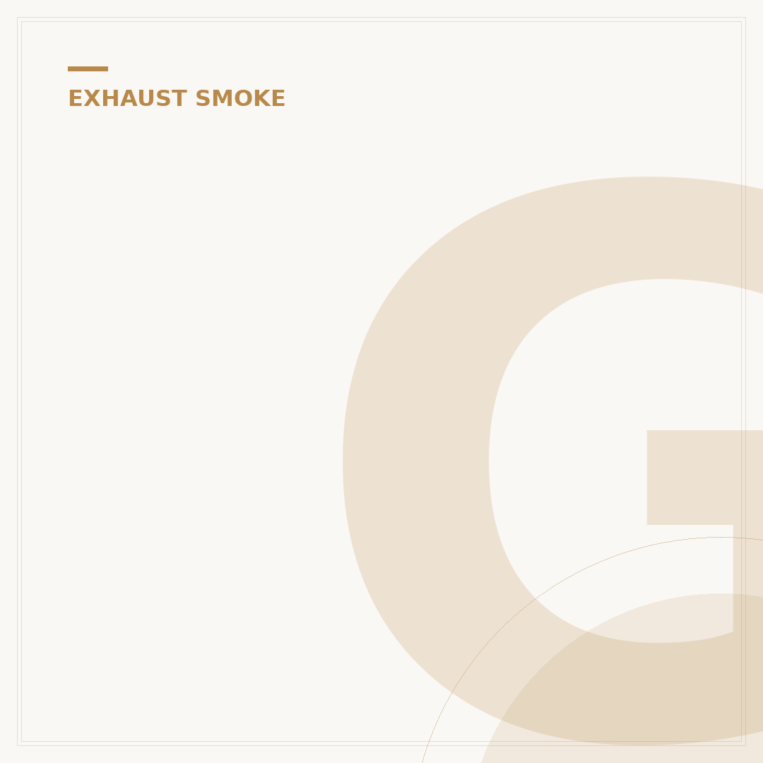 Grey Smoke From Exhaust: What It Means
