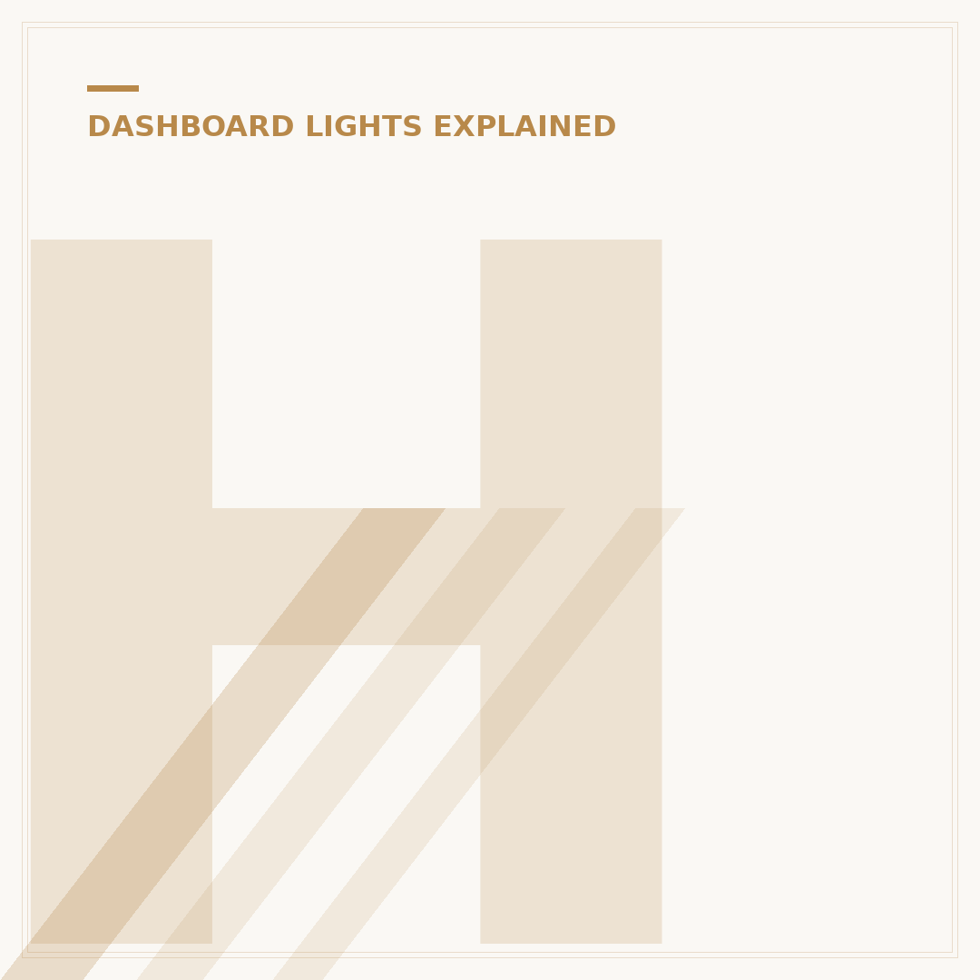 Handbrake Light Flashing: What It Means & How To Check