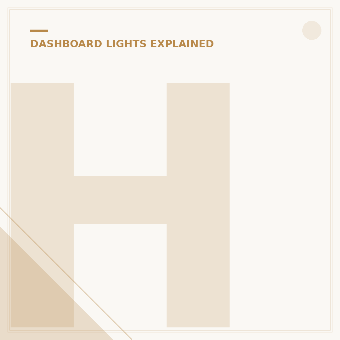 Handbrake Light Stays On: Causes and Solutions