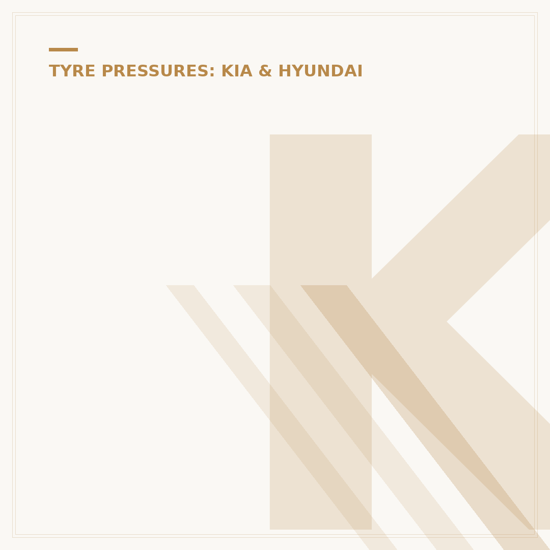 Kia XCeed Tyre Pressure: Find Your Correct PSI