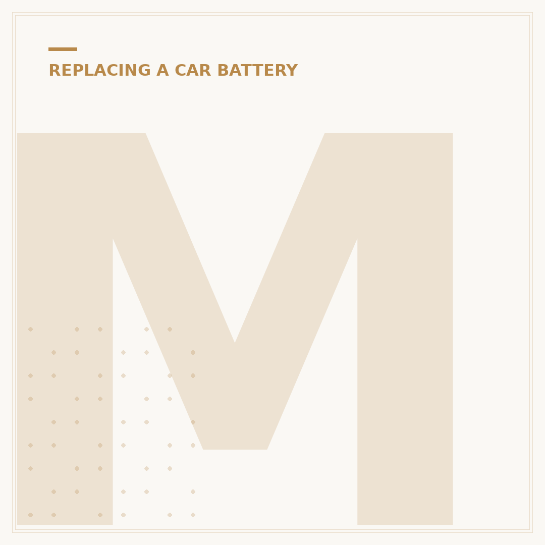 Mini Cooper Battery Removal