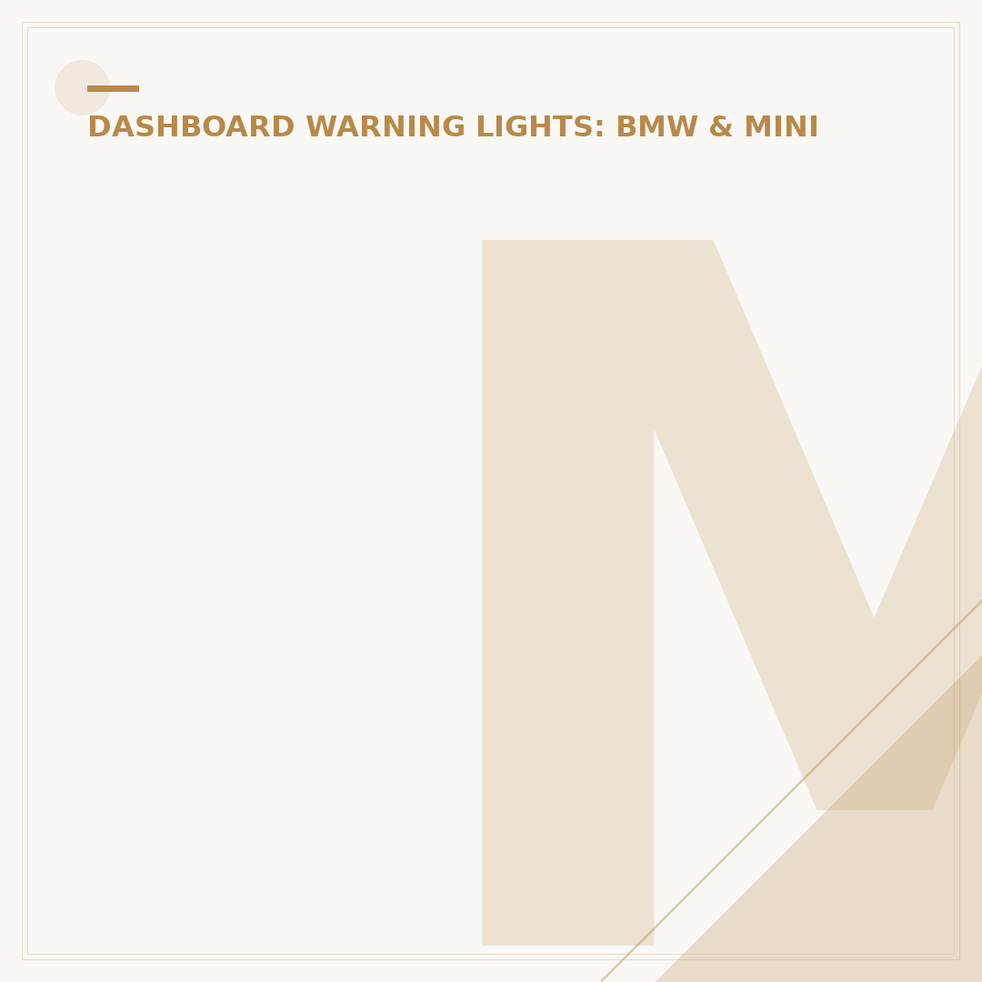 Mini Cooper Tyre Pressure Warning Light: What It Means