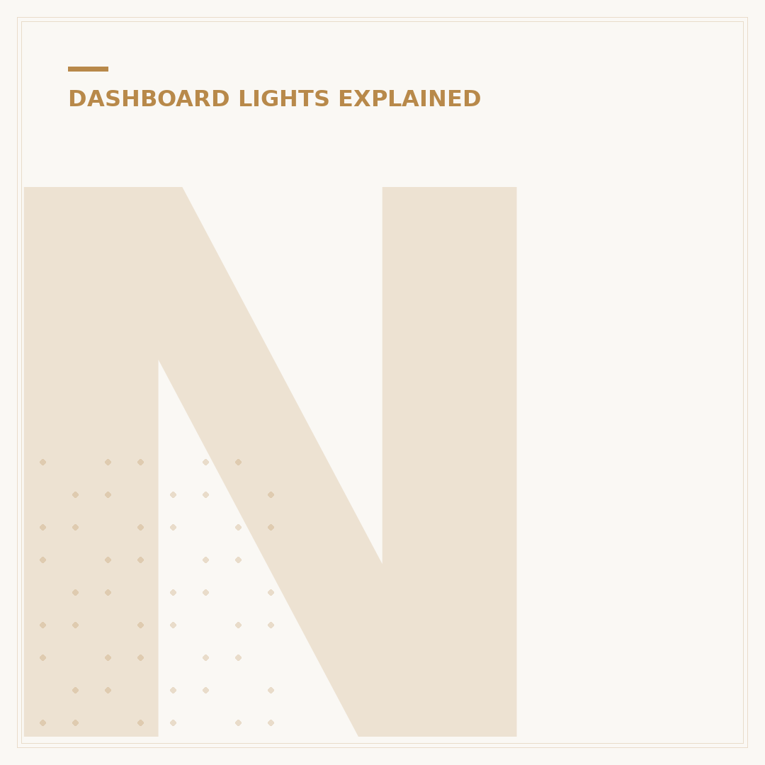 Nissan Dashboard Warning Lights: Symbols Explained