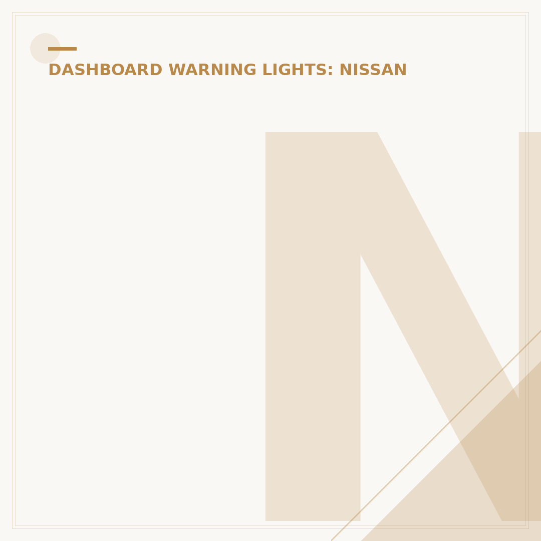 Nissan Juke Exclamation Mark Symbol Warning Lights