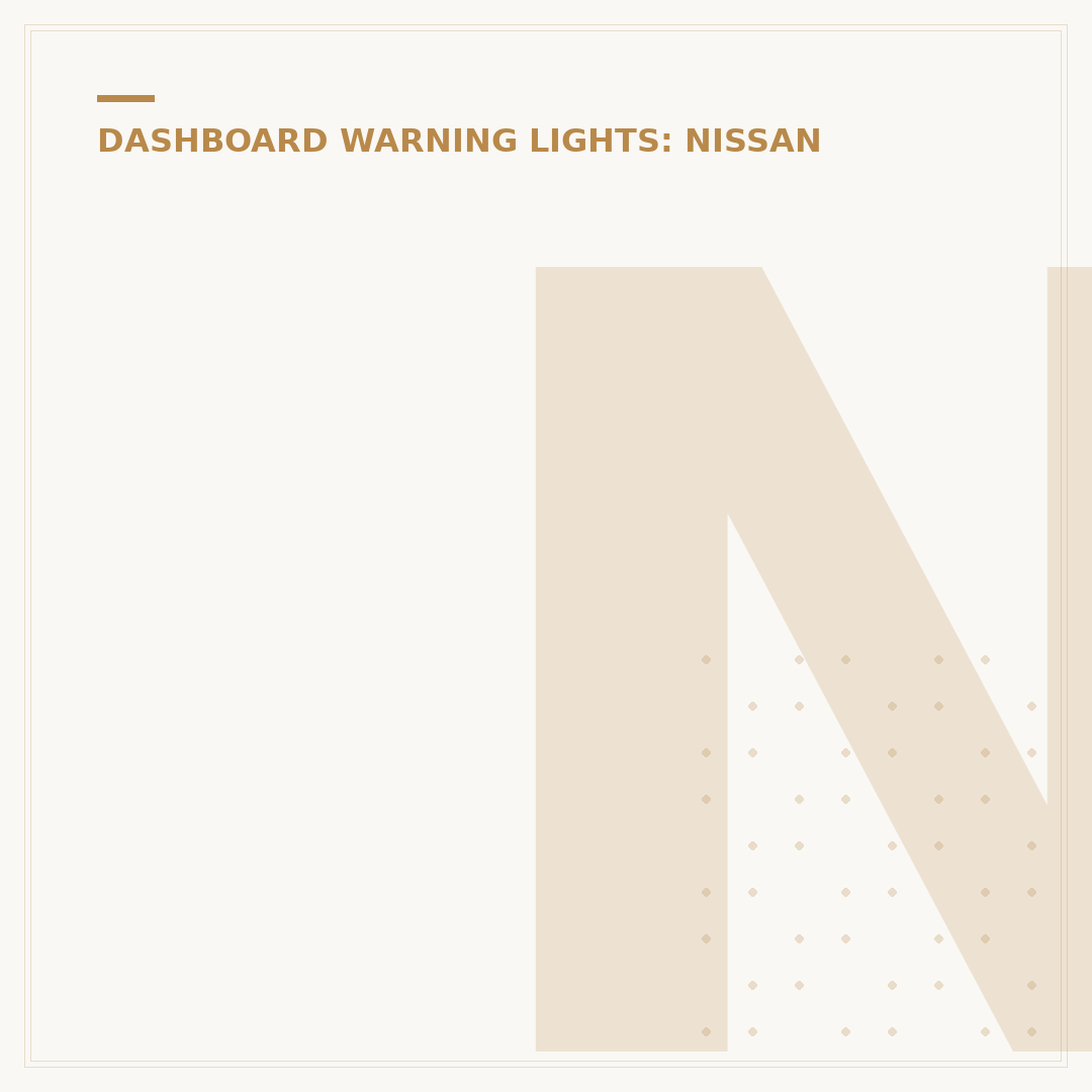 Nissan Qashqai Warning Symbols: What They Mean
