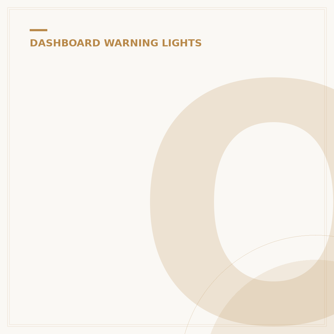 Oil Warning Light: What It Means and What to Do