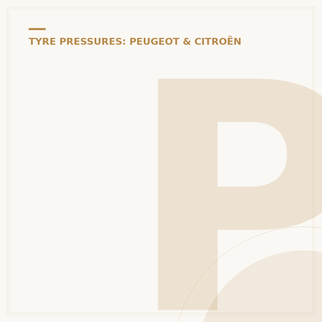 Peugeot 208 Tyre Pressure: What You Need to Know