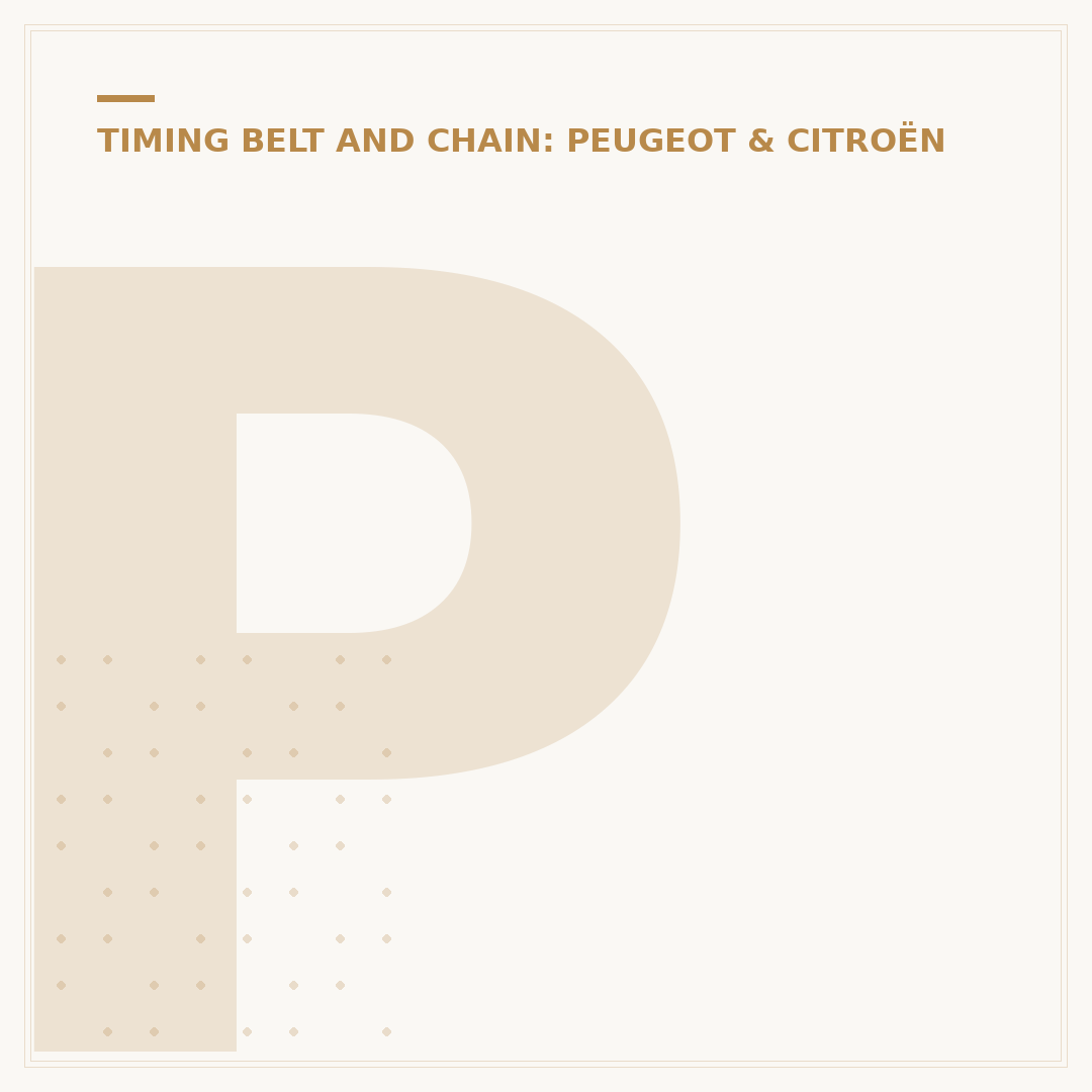 Peugeot 3008 Timing Belt: Replacement & Care