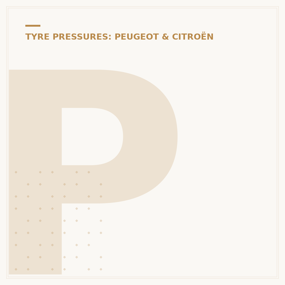 Peugeot 3008 Tyre Pressure: What You Need to Know