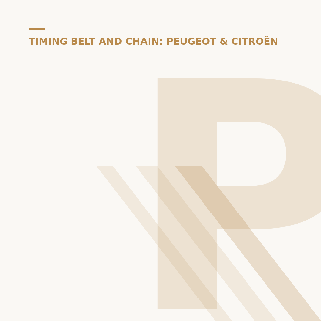 Peugeot Timing Belt: When to Replace and Why