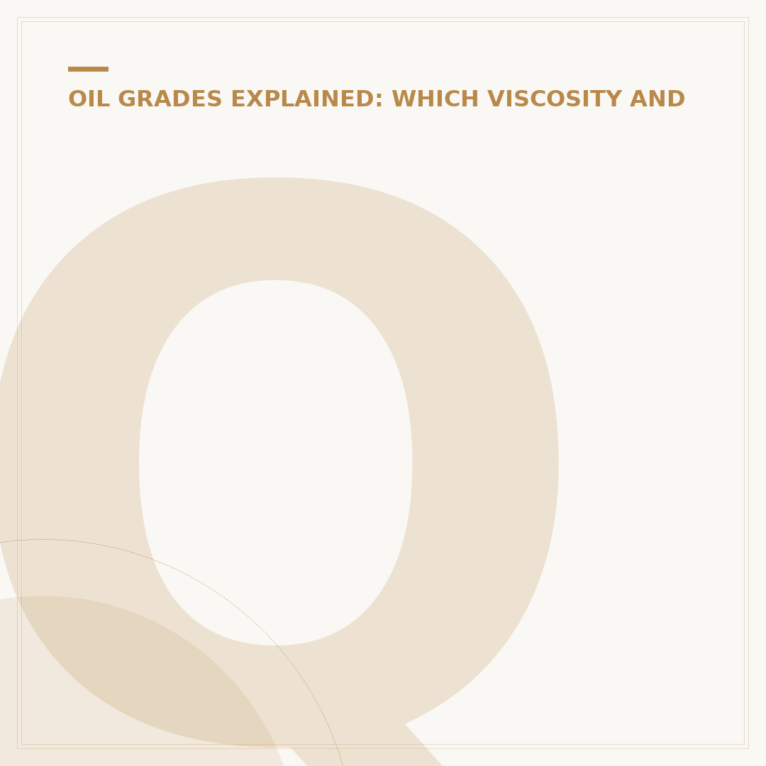 Quantum 5W30 Engine Oil Explained