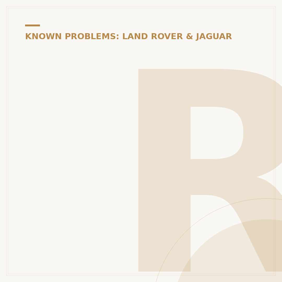Range Rover Evoque Problems: Common Issues & Solutions