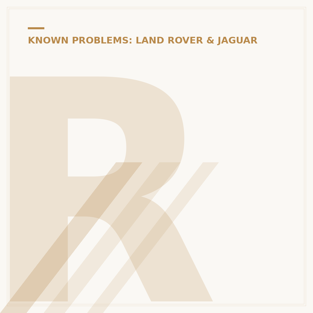 Range Rover Evoque Reliability: Common Issues & Fixes