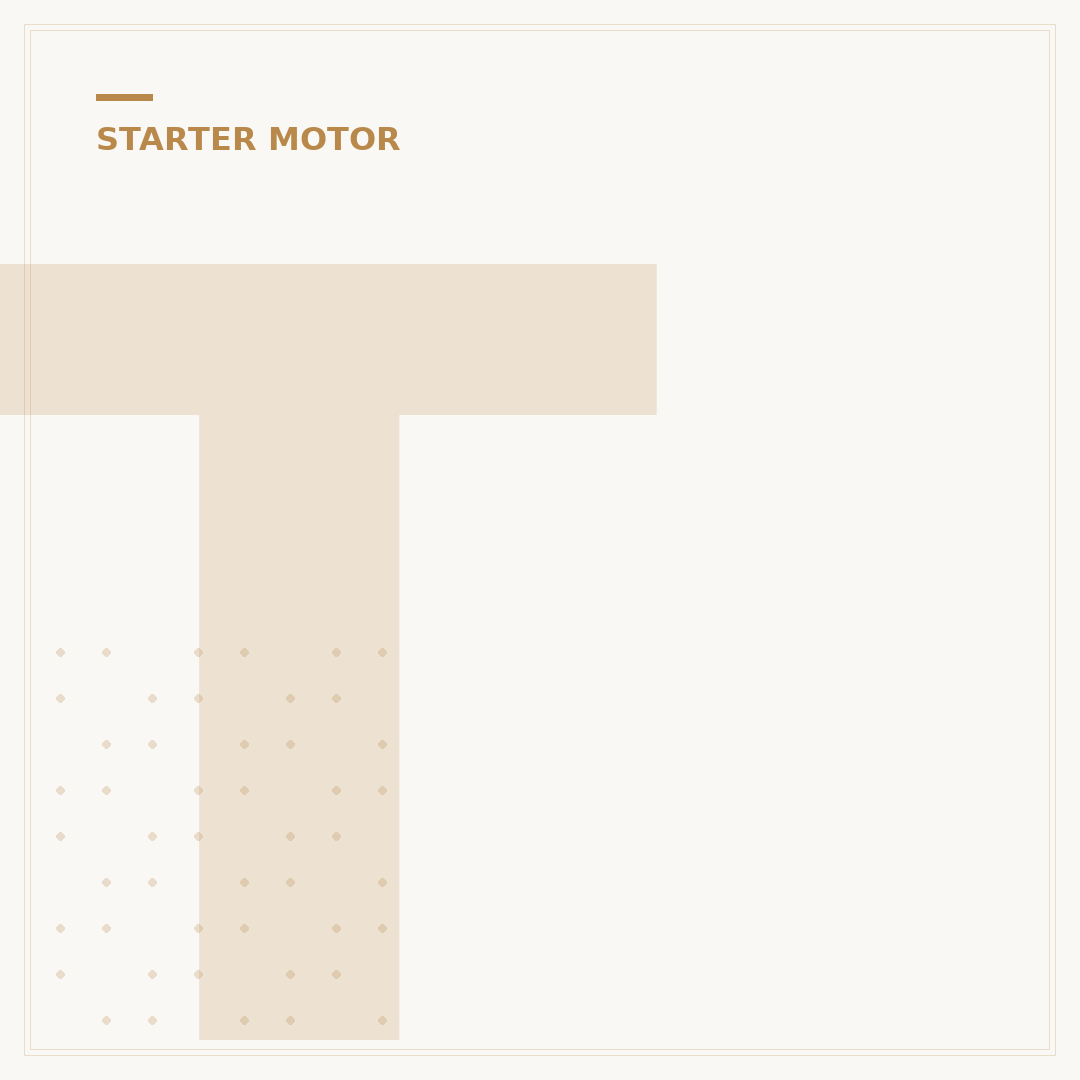 Toyota Yaris Starter Motor: Symptoms & Replacement