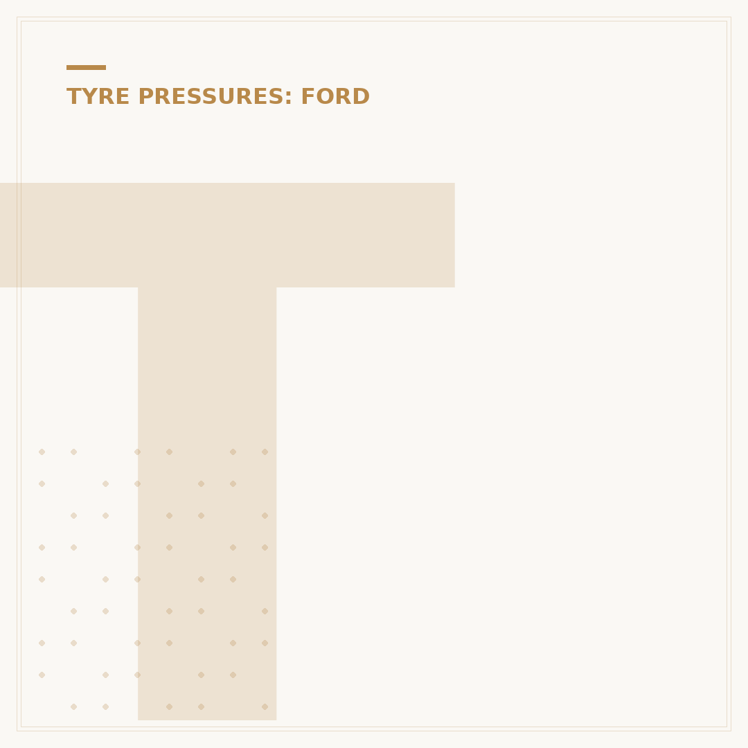 Transit Custom Tyre Pressure