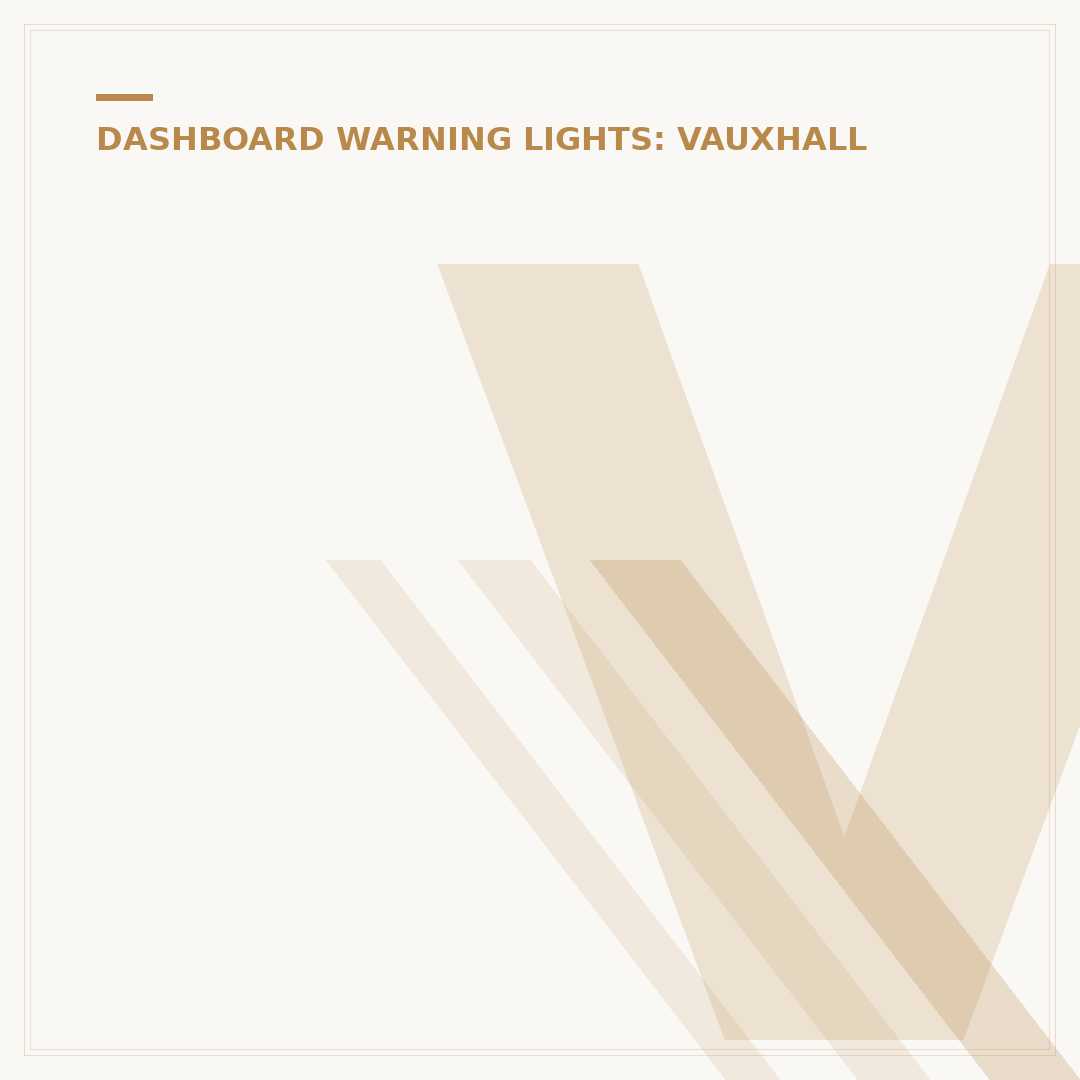 Vauxhall Corsa Dash Warning Lights: What They Mean