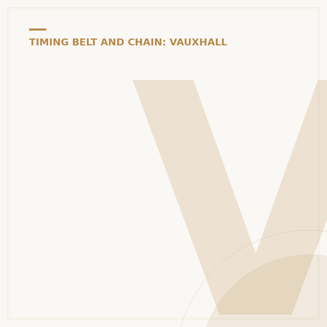Vauxhall Corsa Timing Chain: Issues, Signs & When to Change