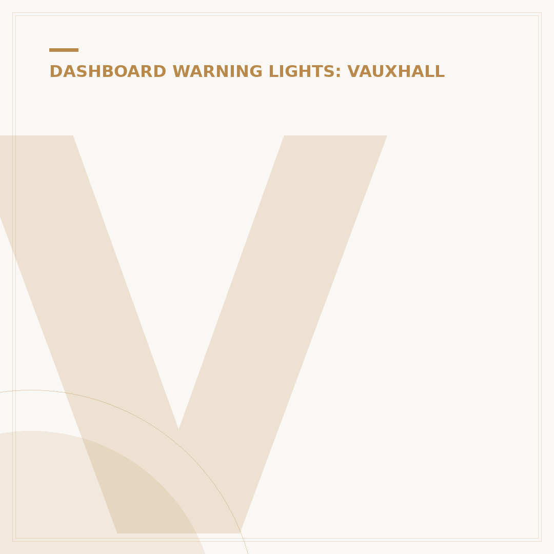 Vauxhall Corsa Warning Lights Explained
